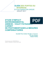 Étude D'impact Environnemental Annexe: Volet Paysager, Carnet de Photomontages Et Mesures Compensatoires de La Société Parc Éolien Nordex