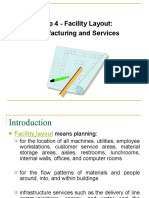 Chap 4 - Facility Layout: Manufacturing and Services