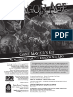 Game Master's Kit: An Accessory For The Dragon Age RPG