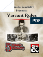 5MWD Presents: Variant Rules