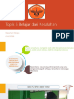 Topik 5 Belajar Dari Kesalahan