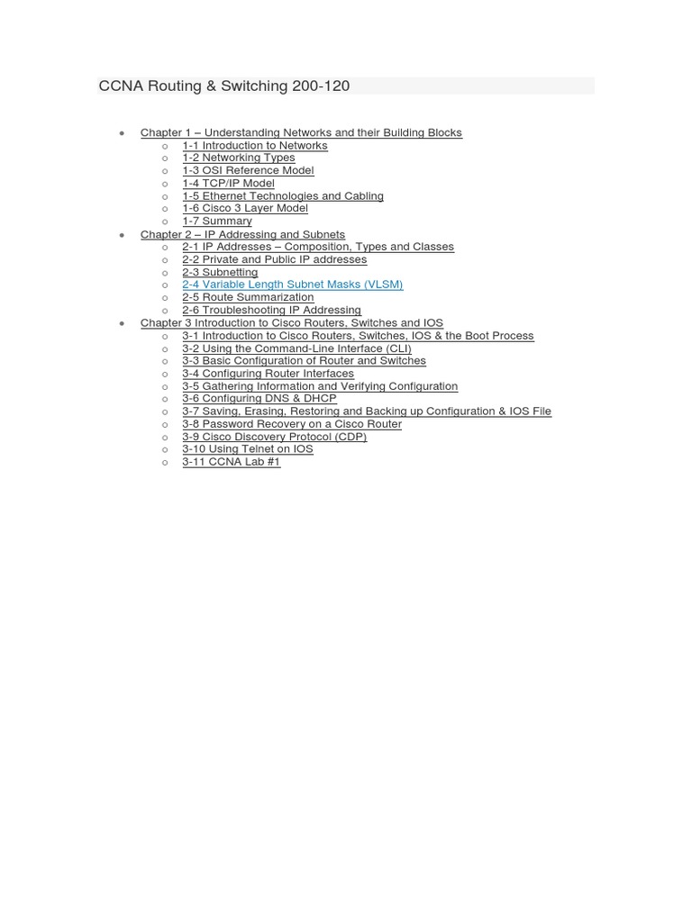 Routing and Switching Cisco PDF