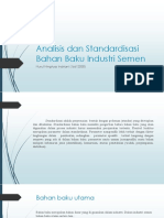 Analisis Dan Standadisasi Bahan Baku Industri Semen - 16612030