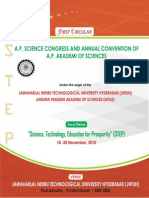 AP Science Congress 2010 and ANNUAL CONVENTION OF A.P. AKADEMI OF SCIENCES