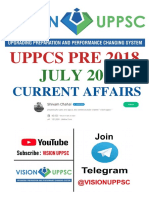 Uppcs Pre 2018: JULY 2018