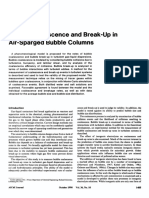 1990 - Prince & Blanch - Bubble Coalescence and Break-Up in Air-Sparged Bubble Columns PDF