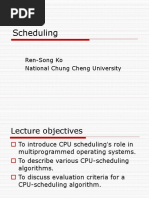 Scheduling: Ren-Song Ko National Chung Cheng University