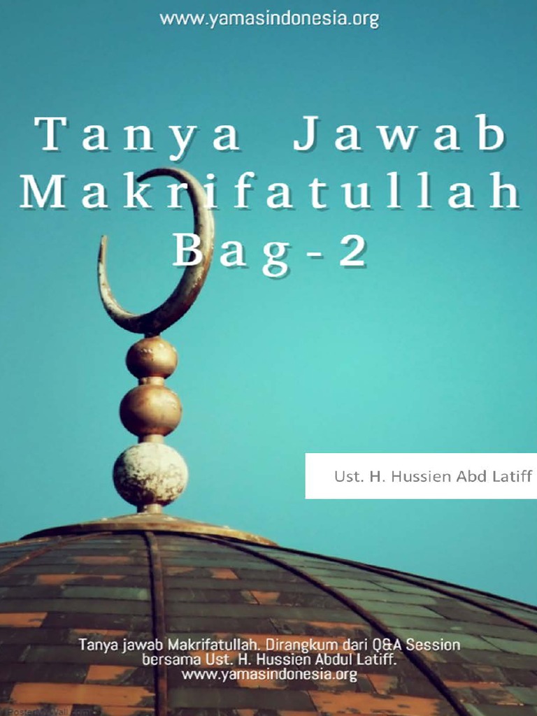 C2 Tanya Jawab Makrifatullah Bagian 2 Pdf Pdf
