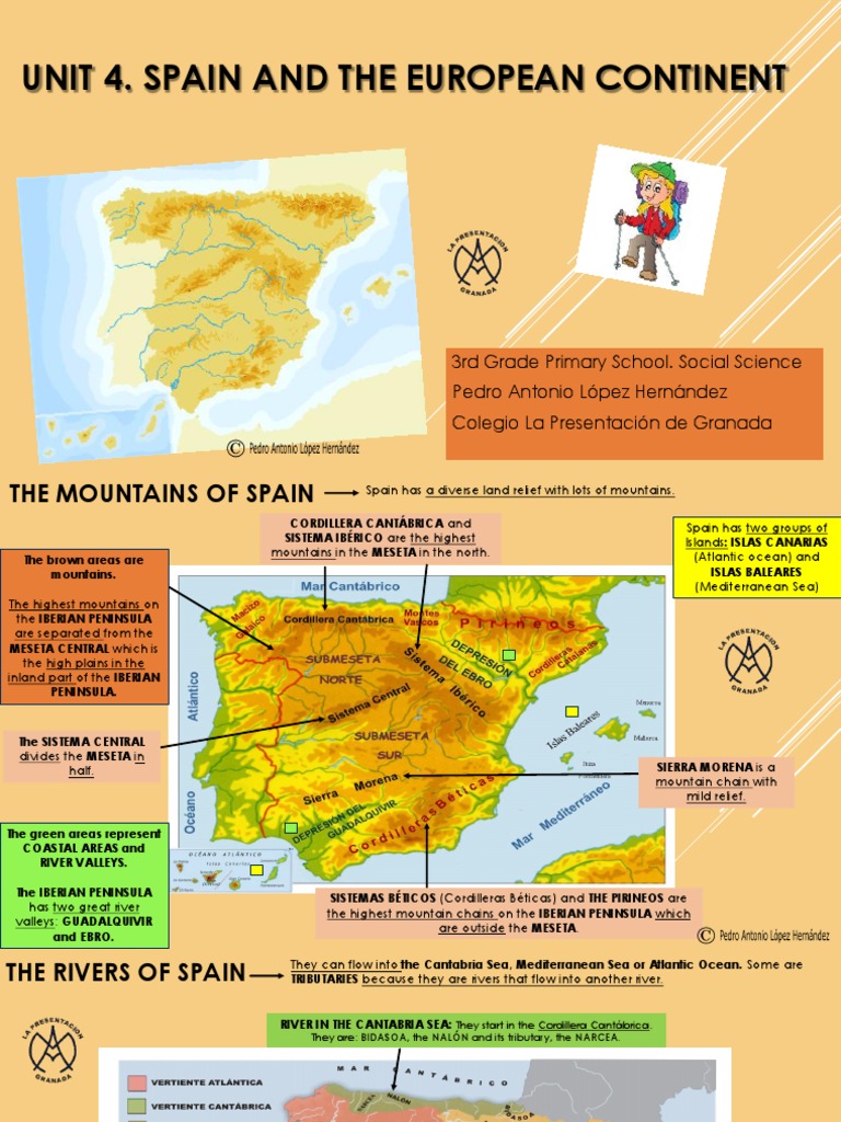 Major Landforms of Spain | PDF | Western Europe | Administrative ...