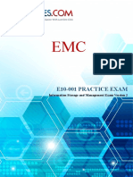 E10-001 Practice Exam: Information Storage and Management Exam Version 2