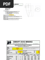 SDM Cyclone Sizing