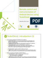 Remote Control and Instrumentation of Android Devices Using Testeldroid
