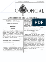 1913 Marzo 11 Diario Oficial Ministerio de La Guerra (España)