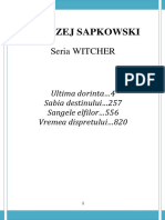 Andrzej Sapkowski - Seria WITCHER - (4 in 1)