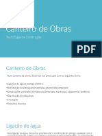 Canteiro de Obras: Distribuição de áreas e itens essenciais