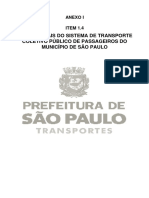 Dados gerais do sistema de transporte coletivo de SP