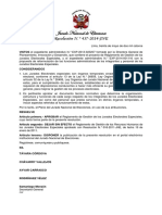 Jurado Nacional de Elecciones: Resolución N.° 437-2014-JNE