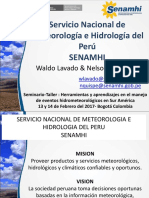 Servicio Nacional de Meteorología e Hidrología Del Perú Senamhi