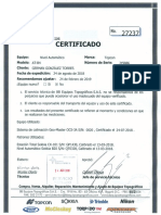 Certificado Nivel