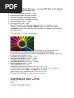 De Acordo Com a Teoria Das Cores e o Sistema RYB