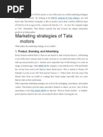 Download Marketing Strategies of TATA Motors is One of the Most Successful Marketing Strategies in Automobile Industry by amitoradba SN39472639 doc pdf