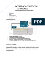 Alarma de Distancia Con Sensor Ultrasónico