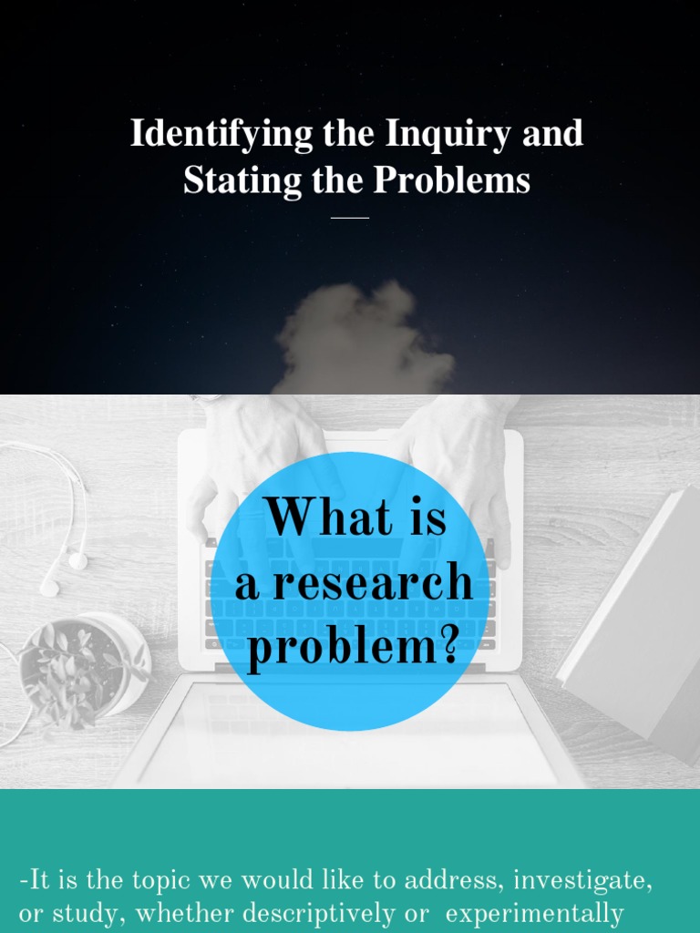 Research Problem Identification Guide | PDF | Inquiry | Expert