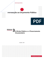Modulo 3 - A Dívida Pública e o Financiamento Orçamentário PDF