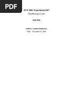 ECE 206L Experiment 6&7: Oscilloscopes Labs