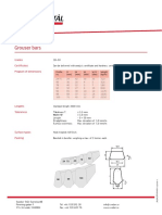 Grouser Bars: Grades Certificates Program of Dimensions