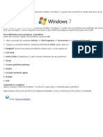 Como Instalar o Windows 7 a Partir de Um Pendrive
