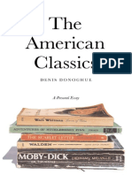 The American Classics A Personal Essay PDF