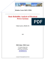 Basic Reliability Analysis of Electrical Power Systems
