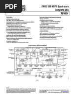 CMOS 300 MSPS Quadrature Complete DDS AD9854: Features