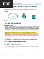 9.2.1.6 Lab - Using Wireshark To Observe The TCP 3-Way Handshake - ILM