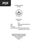 Download laporan praktikum statistik rezha by reza ramdhan SN39474091 doc pdf