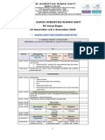 Jadwal Survei Akreditasi SNARS Edisi 1 RS Vania Bogor