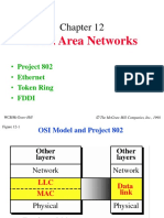 Local Area Networks: - Project 802 - Ethernet - Token Ring - Fddi