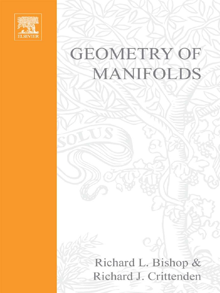Geometry of Manifolds PDF PDF Manifold Differential Geometry