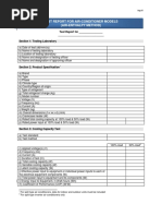 Test Report For Air-Conditioner Models (Air-Enthalpy Method)