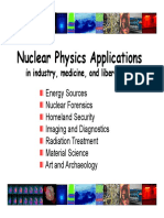 Nuclear Physics Applications