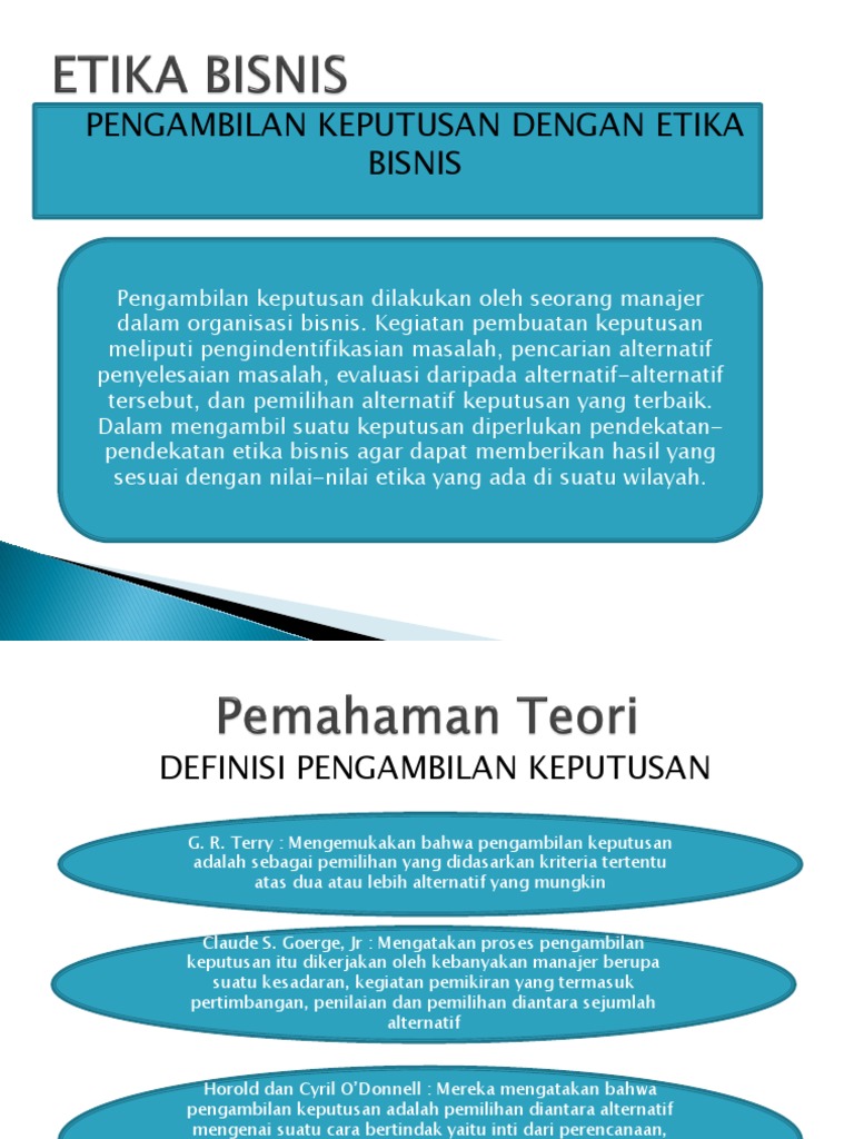 PENGAMBILAN KEPUTUSAN PENGAMBILAN KEPUTUSAN