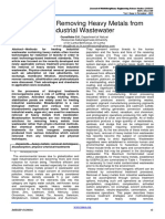 Methods of Removing Heavy Metals From Industrial Wastewater