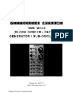 Timetable Manual