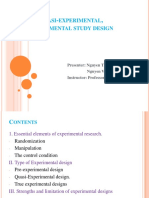 Experimental Study Design