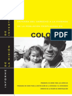 Defensa del derecho a la vivienda de la población desplazada en Colombia (2005)