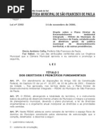 Plano Diretor Sao Chico