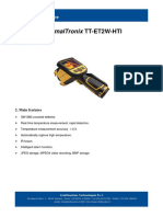 ThermalTronix TT ET2W HTI Datasheet - HANDHELD INSPECTION INSTRUMENTS