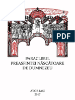 Paraclisul Maicii Domnului - Format A4 (Note+text) PDF