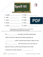 Stress Free Spelling Practice Workbook